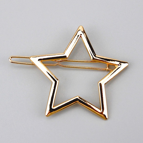 ⚜️[𝟯/$𝟭𝟴]⚜️Star Shaped Simple Barrette NEW - Picture 4 of 12